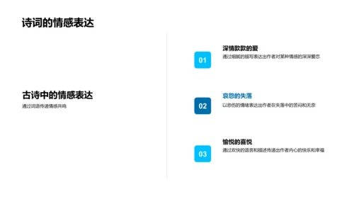 古诗解读学习汇报PPT模板