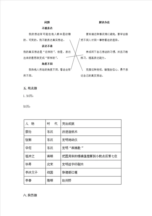 部编版五年级上册道德与法治期末测试卷附完整答案名校卷