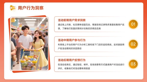 橙红色3D关于国庆促销活动策划PPT模板