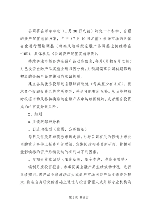 公司金融产品投后管理办法.docx