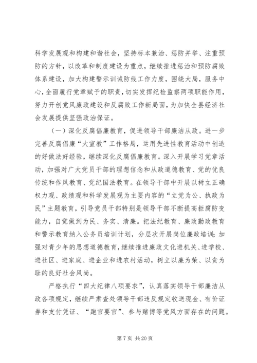 市纪委在党代会上的工作报告.docx