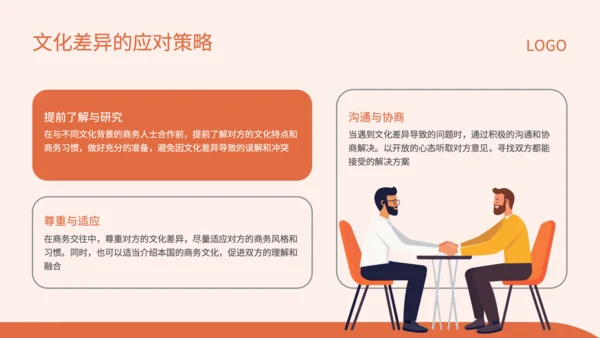 红色插画风商务场景中的英语应用技巧PPT