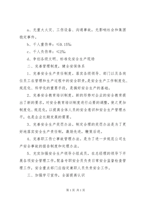 公司年度安全生产工作计划.docx