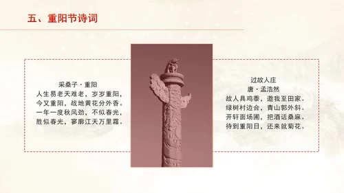 中国传统节日文化宣传重阳节的来源及习俗学习PPT课件