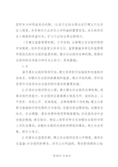 XX市社会组织发展规划实施方案.docx