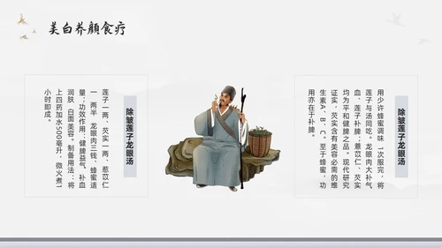 浅色水墨中医美容PPT模板宣传PPT动态PPT