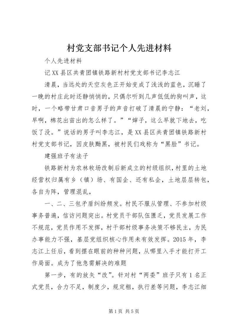 村党支部书记个人先进材料 (2).docx