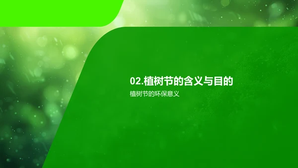 植树节绿营销策略PPT模板