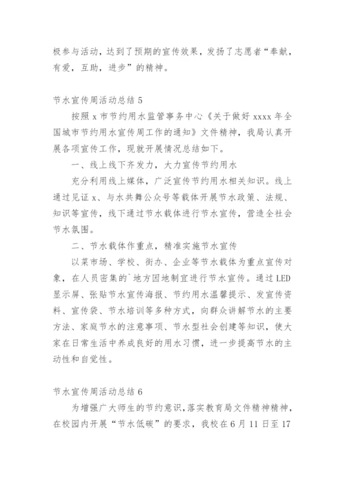 节水宣传周活动总结.docx