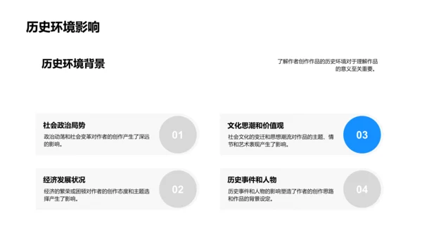 文学作品解析报告PPT模板