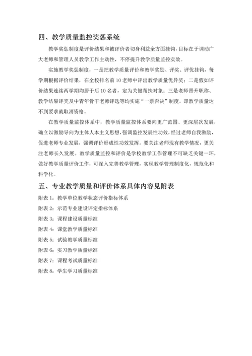 教学质量监控和评价标准体系.docx