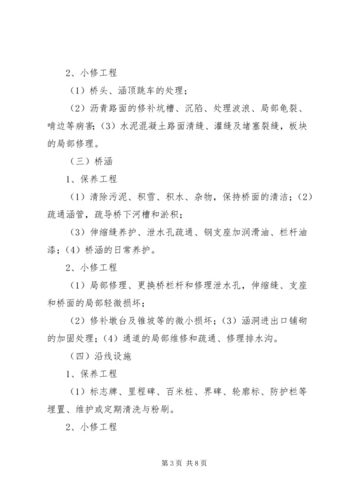 公路小修养护工程请示范文 (3).docx