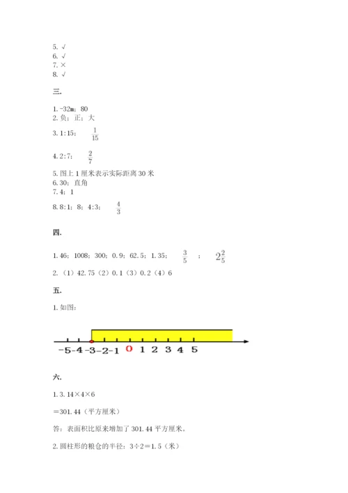 青岛版小升初数学模拟试卷附答案（模拟题）.docx