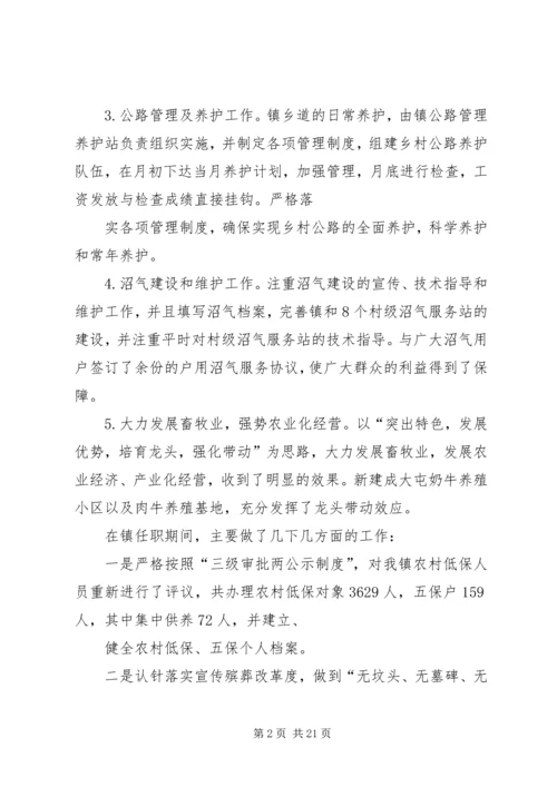 乡镇领导班子个人述职报告.docx