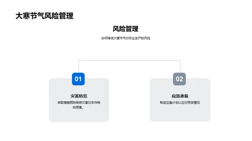 大寒节气农业应对策略