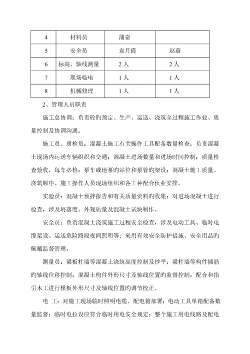 混凝土安全综合施工专题方案.docx