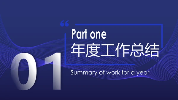蓝色跨越2020年终总结述职报告工作汇报PPT