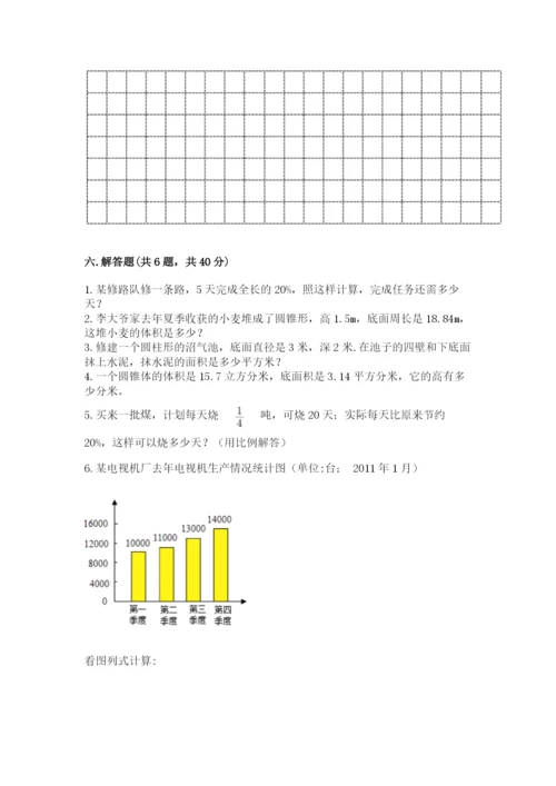 北京版小学六年级下册数学期末综合素养测试卷含答案（培优）.docx