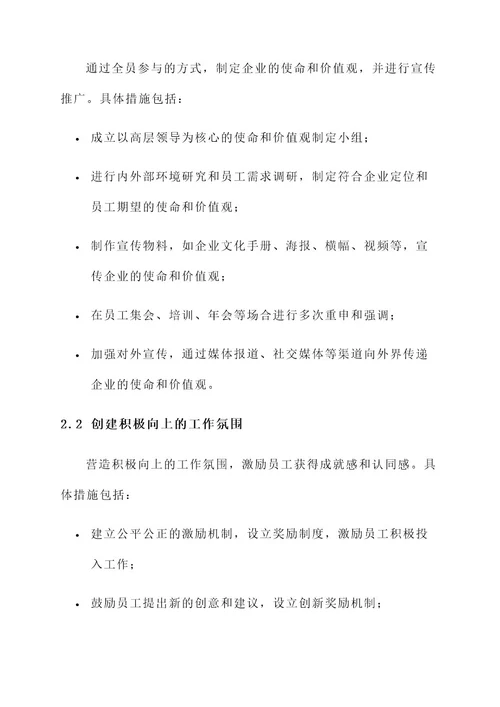 打造企业文化家园建设方案