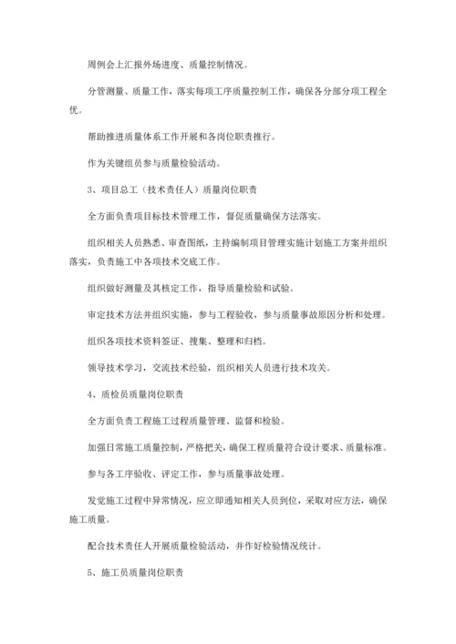 水利综合项目工程质量保证标准体系及保证专项措施.docx