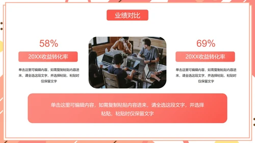 彩色几何扁平商务工作总结汇报PPT模板