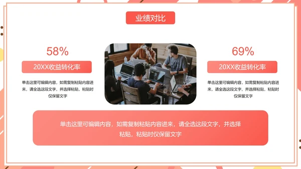 彩色几何扁平商务工作总结汇报PPT模板