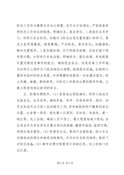 银行防汛应急处置预案 (2).docx