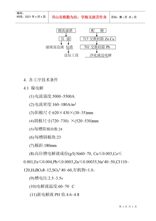 电镍生产工艺技术规程.docx