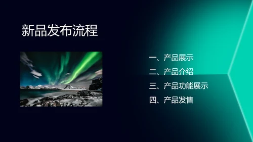 绿色科技风智能家居产品发布会PPT模板