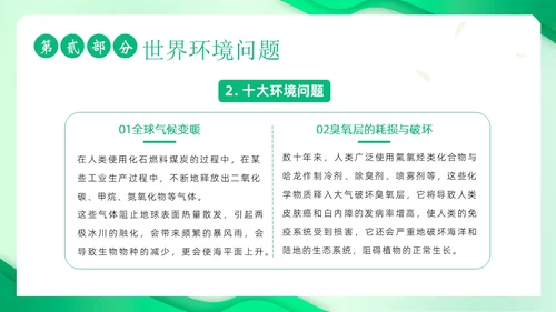 世界环境日保护环境爱护地球卫生环境日PPT课件
