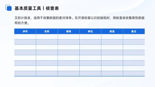 蓝色商务项目质量管理培训课件模板项目管理