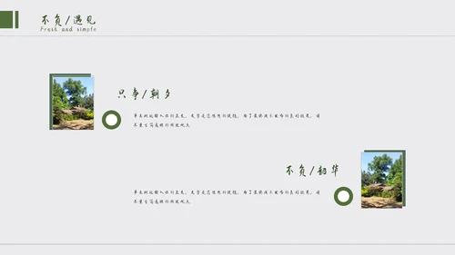 简约清新工作总结汇报
