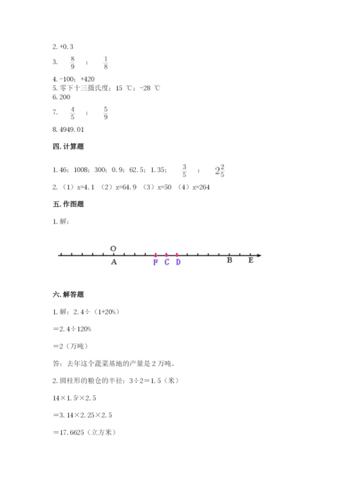 北京版六年级下册期末真题卷精品【典型题】.docx