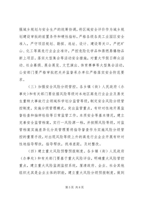 防范化解安全生产隐患风险实施方案.docx