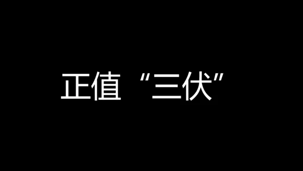 大暑吃西瓜快闪动画通用PPT模板