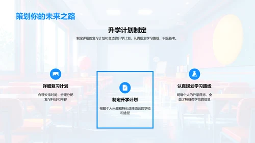 升学规划讲解会PPT模板