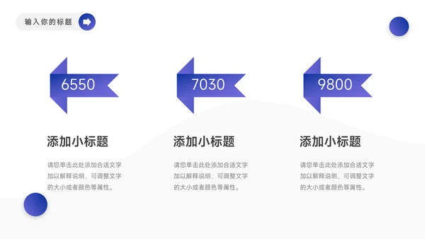 蓝色简约商务人资行政工作汇报PPT模板