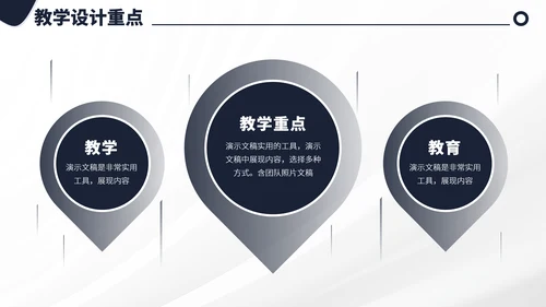 黑白色教育培训教学课件上课公开课讲课微课说课比赛大赛汇报述职PPT模板