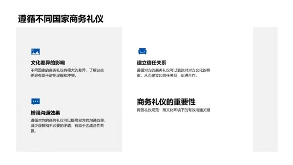商务谈判跨文化交流PPT模板