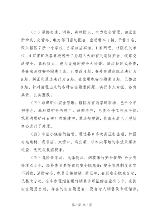 乡镇安全大检查大整顿活动的工作总结.docx