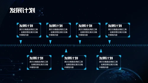 融合创新科技风商业计划书PPT模板