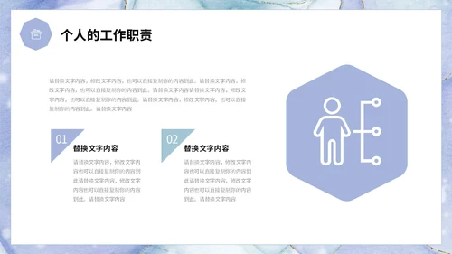 鎏金风个人述职报告工作汇报PPT