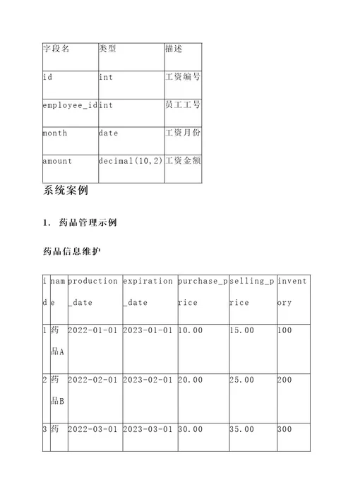 模拟药厂经营系统设计方案