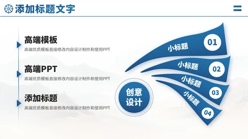 蓝色简约人事工作汇报年终总结述职报告竞聘答辩创意PPT模板