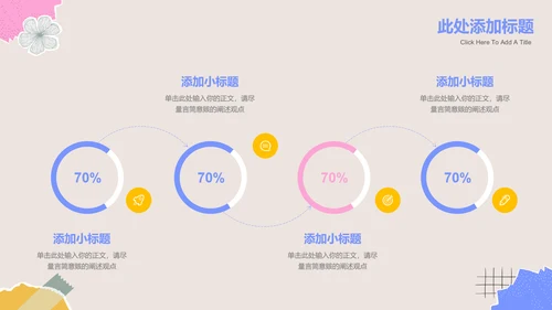 米色拼贴风总结汇报PPT演示模板