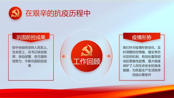 大气加强党风廉政建设工作总结PPT