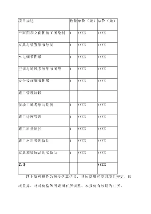 房山露营民宿设计报价单