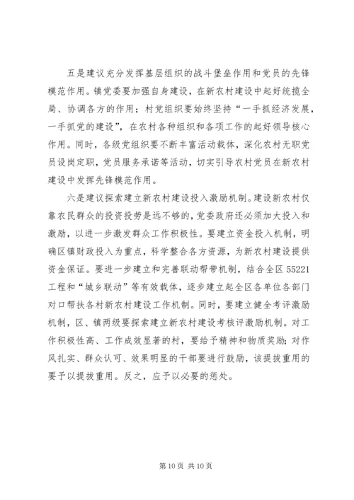 学习社会主义新农村建设的考察报告（一）.docx