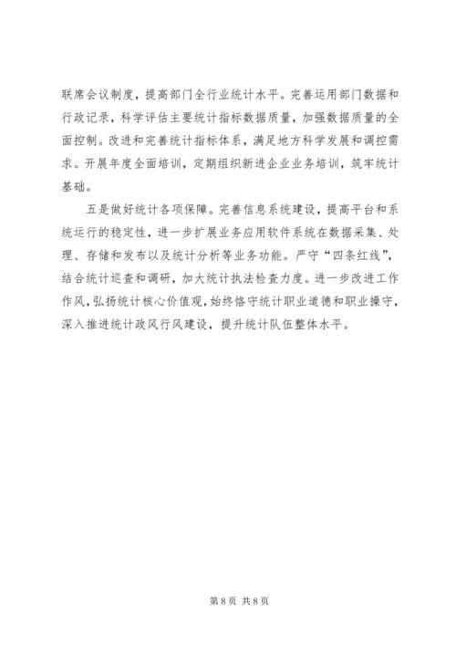 市统计局年度工作报告 (4).docx