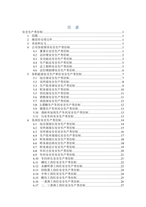 安全生产责任制(化工企业).docx